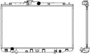 Радиатор, охлаждение двигателя SAKURA  Automotive 3071-1005
