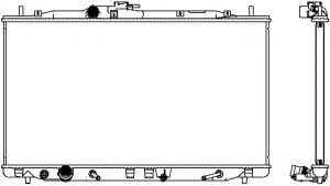 Радиатор, охлаждение двигателя SAKURA  Automotive 3071-8503