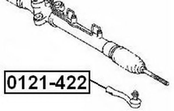 Наконечник поперечной рулевой тяги ASVA 0121-422