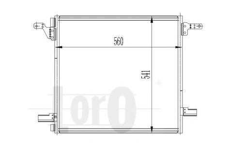 Конденсатор, кондиционер LORO 054-016-0024