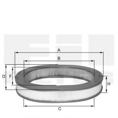 Воздушный фильтр FIL FILTER HPU 4300