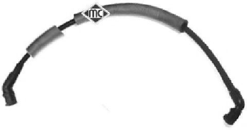 Шланг радиатора Metalcaucho 08081