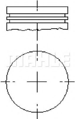 Поршень METAL LEVE P1574