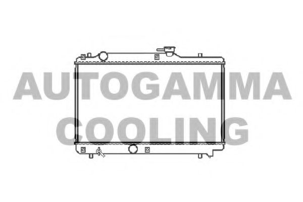 Радиатор, охлаждение двигателя AUTOGAMMA 102320