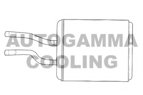 Теплообменник, отопление салона AUTOGAMMA 103009