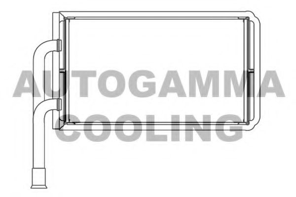 Теплообменник, отопление салона AUTOGAMMA 103431