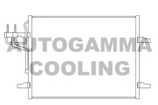 Конденсатор, кондиционер AUTOGAMMA 105617