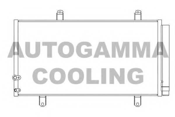 Конденсатор, кондиционер AUTOGAMMA 105867