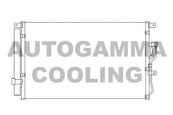 Конденсатор, кондиционер AUTOGAMMA 105964