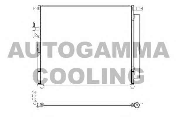 Конденсатор, кондиционер AUTOGAMMA 107402