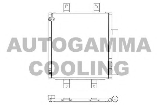 Конденсатор, кондиционер AUTOGAMMA 107479
