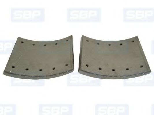 Комплект тормозных башмаков, барабанные тормоза WARSTEIN 707330