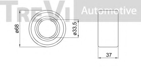 Комплект подшипника ступицы колеса RUVILLE 6506