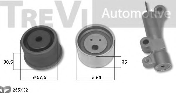 Комплект ремня ГРМ TREVI AUTOMOTIVE KD1516