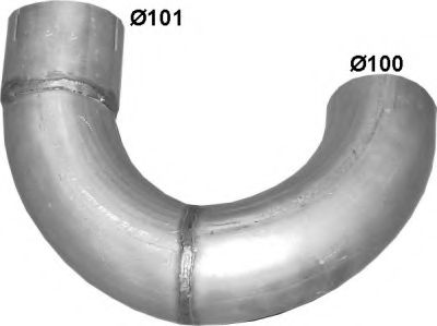 Труба выхлопного газа POLMO 6128