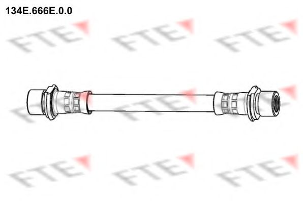 Тормозной шланг FTE 134E.666E.0.0