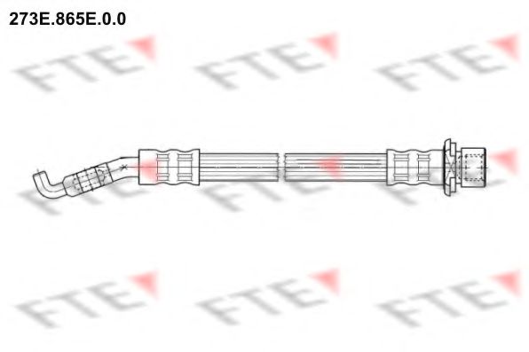 Тормозной шланг FTE 273E.865E.0.0