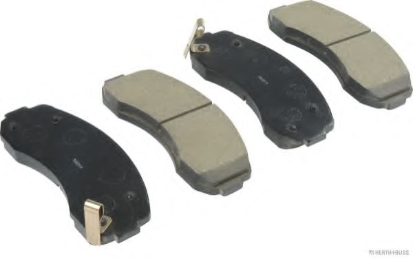 Комплект тормозных колодок, дисковый тормоз HERTH+BUSS JAKOPARTS J3600325