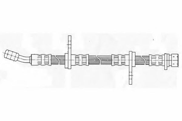 Тормозной шланг FERODO FHY2295