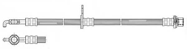 Тормозной шланг FERODO FHY2609