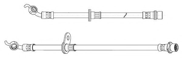 Тормозной шланг FERODO FHY3298