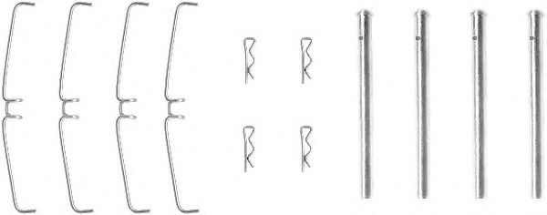 Комплектующие, колодки дискового тормоза MINTEX MBA965