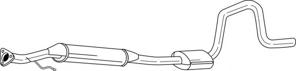 Средний глушитель выхлопных газов AKS DASIS SG32431