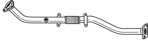 Труба выхлопного газа AKS DASIS SG38212