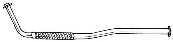 Труба выхлопного газа AKS DASIS SG67108