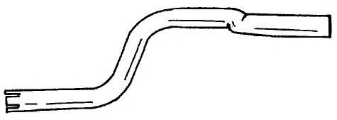 Труба выхлопного газа AKS DASIS SG50509