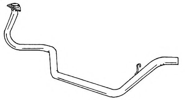 Труба выхлопного газа AKS DASIS SG50167
