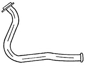 Труба выхлопного газа AKS DASIS SG50121