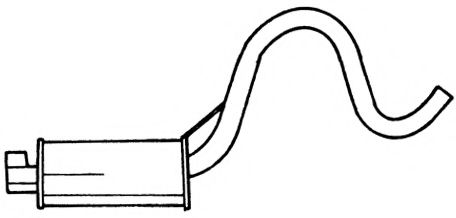 Средний глушитель выхлопных газов AKS DASIS SG45436