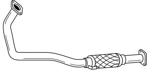 Труба выхлопного газа AKS DASIS SG44136