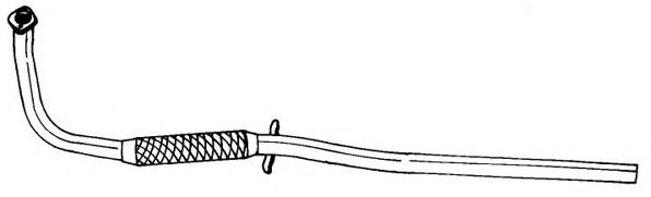 Труба выхлопного газа AKS DASIS SG40154