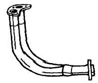 Труба выхлопного газа AKS DASIS SG25110