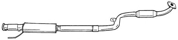 Средний глушитель выхлопных газов AKS DASIS SG24405