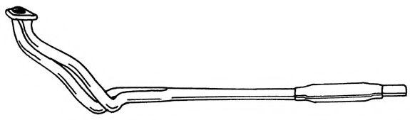 Труба выхлопного газа AKS DASIS SG12154