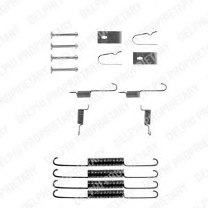 Комплектующие, тормозная колодка DELPHI LY1114