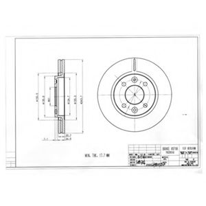 Тормозной диск DELPHI BG2403