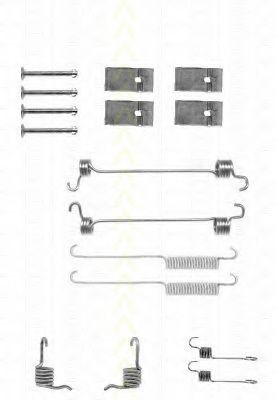 Комплектующие, тормозная колодка TRISCAN 8105 162545