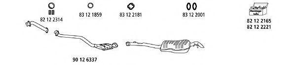 Система выпуска ОГ HJS BMW_119