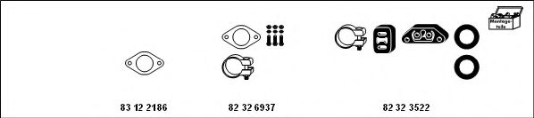 Система выпуска ОГ HJS MT-Fi114