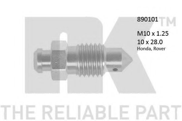 Болт воздушного клапана / вентиль NK 890101
