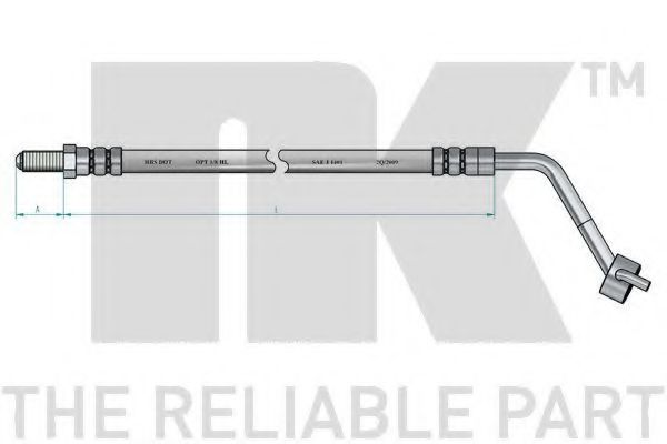 Тормозной шланг NK 852564