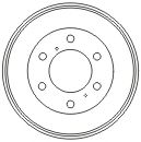 Тормозной барабан MAPCO 35511