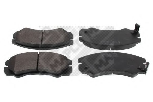 Комплект тормозных колодок, дисковый тормоз MAPCO 6542