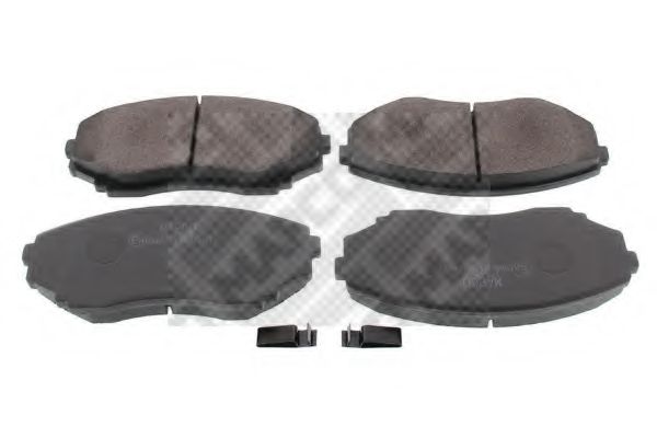 Комплект тормозных колодок, дисковый тормоз MAPCO 6965