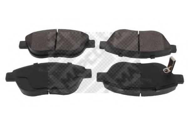 Комплект тормозных колодок, дисковый тормоз MAPCO 6971