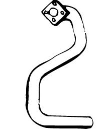 Труба выхлопного газа FONOS 04701